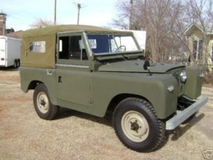 land rover car