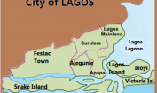 lagos nigeria map