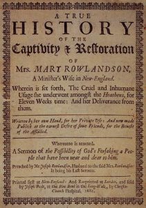 Facts about Mary Rowlandson